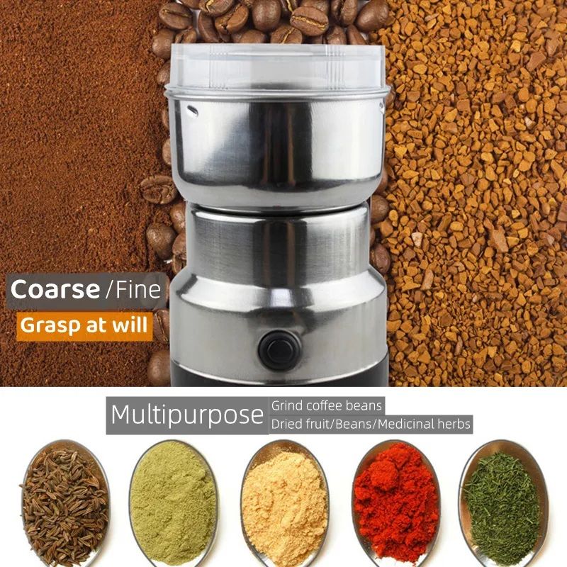 Raf Mini Electric Grinder Stainless Steel Coffee Grinder For Coffee beans, Spices, Masala Grinder Machine 220V